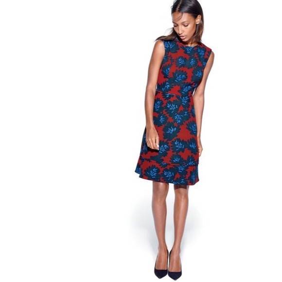 j crew flower dress